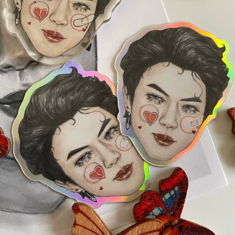 Holographic ‘Heartbreaker Jin' Sticker